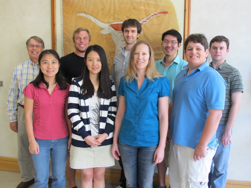 Group 2012: Na Sai, Minjung Kim, Noa Marom, Charles Lena, Jim Chelikowsky, Ben Garrett, Grady Schofield, Alex Lee and Scotty Bobbitt