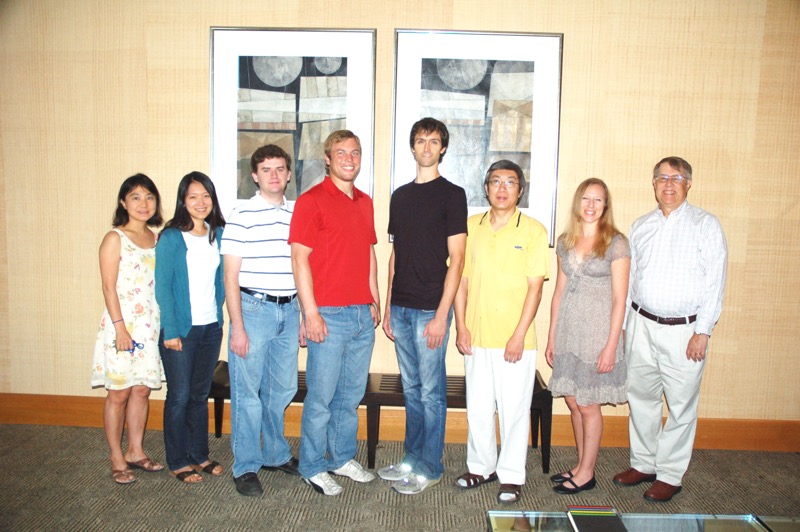 Group 2011:  Na Sai, Minjung Kim, Scotty Bobbitt, Ben Garrett, Grady Schofield, ZhaoHui Huang, Noa Marom, Jim Chelikowsky
