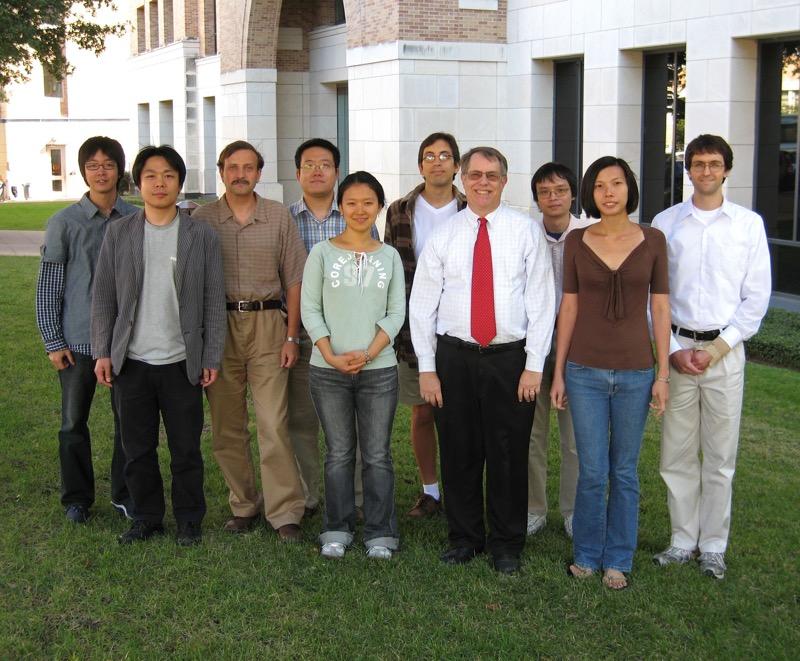 Group 2008: Hyunwook Kwak, Jaehyeon Eom, Igor Vasiliev, Jason Han, Minjung Kim, Jonathan Moussa, Jim Chelikowsky, Tzu-Liang Chan, Amy Khoo, Grady Schofield (left to right)