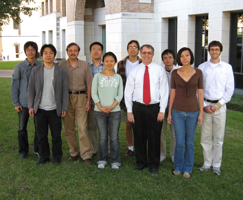 Group 2008: Hyunwook Kwak, Jaehyeon Eom, Igor Vasiliev, Jason Han, Minjung Kim, Jonathan Moussa, Jim Chelikowsky, Tzu-Liang Chan, Amy Khoo, Grady Schofield (left to right)