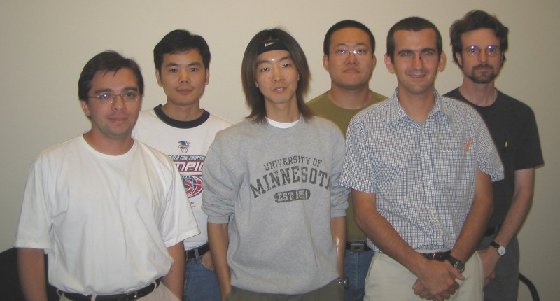 Group 2005: Murilo Tiago, Lingzhu Kong, Hyunwook Kwak, Jason Han, Gustavo Dalpian, Scott Beckman